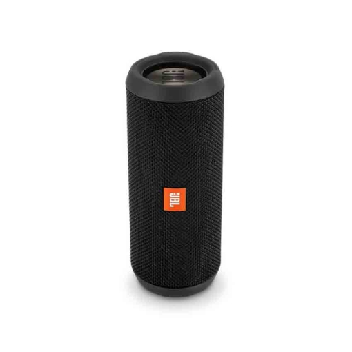 JBL  Splash Proof Wireless Portable Stereo Speaker (Black) featuring Dual 40mm Drivers, Up to 16W of Audio Power, Bluetooth 4.2 Technology, FLIP4