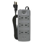 One Master Switch and 2 USB Ports (Gray)