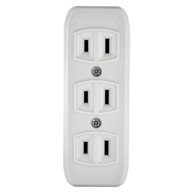 3 Gang Spring Loaded Outlet