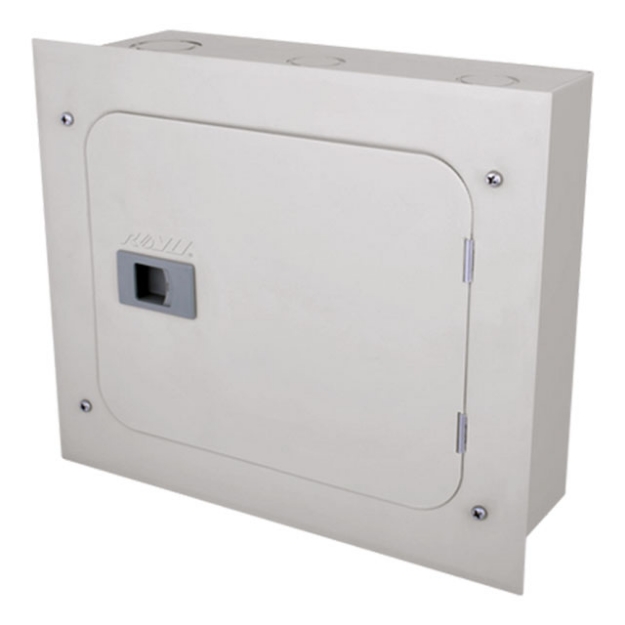 ROYU All-Metal Base Panel Box - 4 Breakers