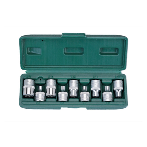 Genuine Hans Tools 3609E 3/8" Drive 9 pcs E-Star Socket Set (Silver)