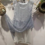 GRAY, Baby Girl Lace Dress Princess Dress