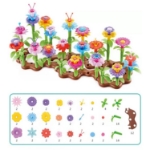 baby flower blocks flower building blocks toys child toys