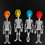 Glow-in-the-dark Skull Lollipop Noctilucine Candy Human Skeleton Candy Toy