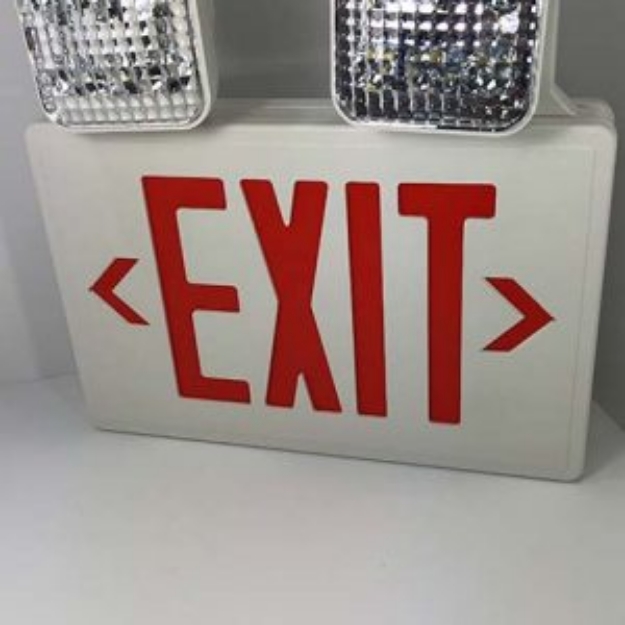 Omni LED Exit Automatic Emergency Lamp Combo