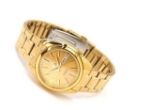 Seiko 5 Classic Gold Dial Gold Plated Stainless Steel Watch 