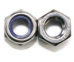 Picture of 304 Stainless Steel Lock Nut Metric Size M3,M4,M5,M6,M8,M10,M12,M14,M16,M18,M20,M22,M24,M27,M30,M36,M42 Self-Lock Nylon Inserted Hex Lock Nuts , STLOCKNUT