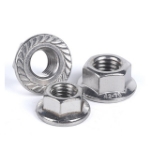 Picture of 304 Stainless Steel Flange Nut - Metric Size M5 M6 M8 M10 M12 M16 ,FLGBM