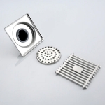 Picture of AXIS  FLOOR DRAIN STAINLESS STEEL 4"x 4" 5MM SQUARE COVER AXS40A4402S 