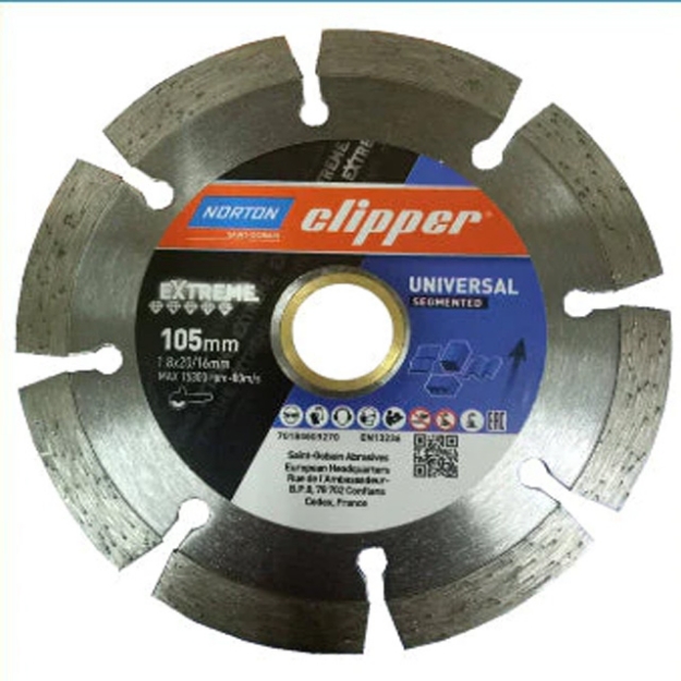 Picture of NORTON CLIPPER EXTREME DIAMOND CUT OFF DISC 4" (UNIVERSAL SEGMENTED)