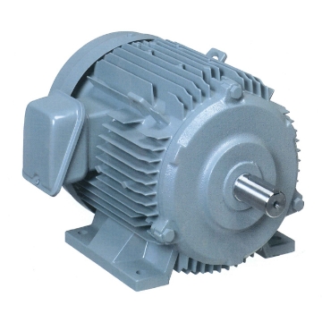 Picture of HITACHI 220/440V DUAL VOLTAGE, 3-PHASE, 4-POLE, 1750RPM, TECH IP55, CLASS-B INSULATION, FOOT MOUNTED IEC STANDARD TFOK-1
