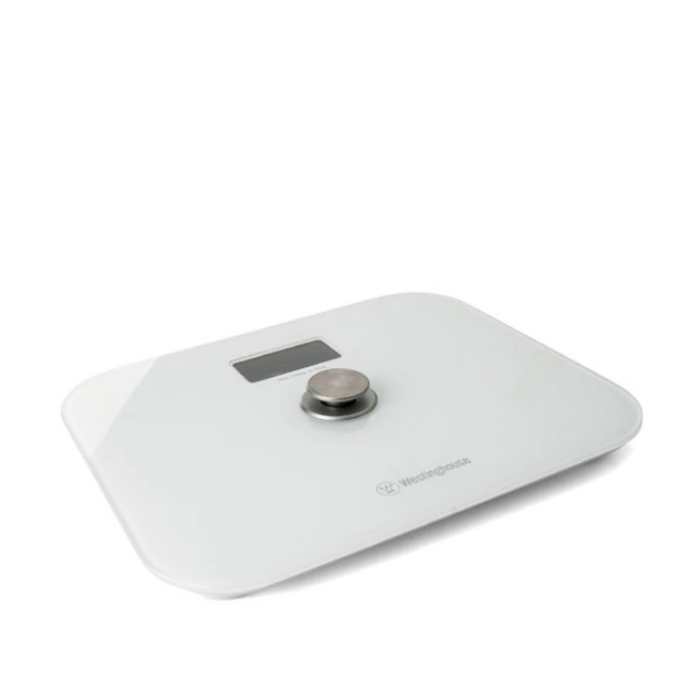 Picture of WESTINGHOUSE BATTERY-FREE BATHROOM WEIGHING SCALE - WHWHSB0001WH