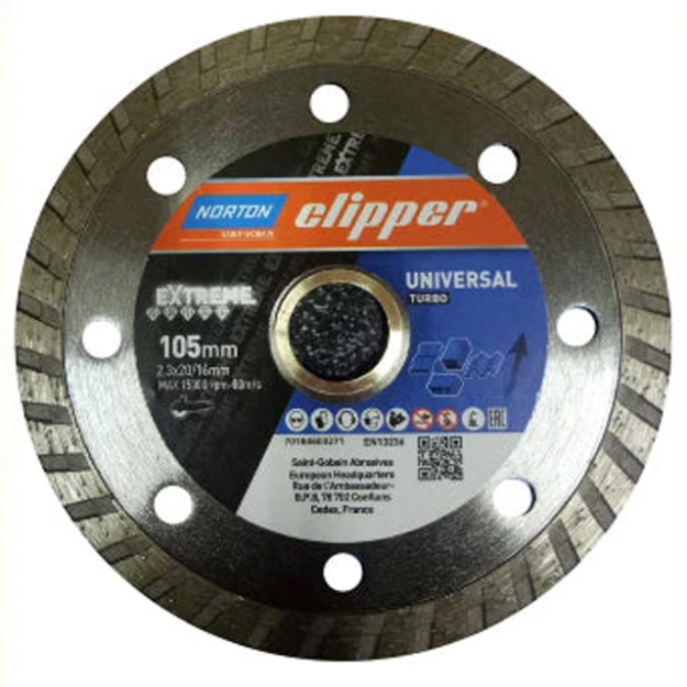 Picture of NORTON CLIPPER EXTREME DIAMOND CUT OFF DISC 4" ( UNIVERSAL TURBO )