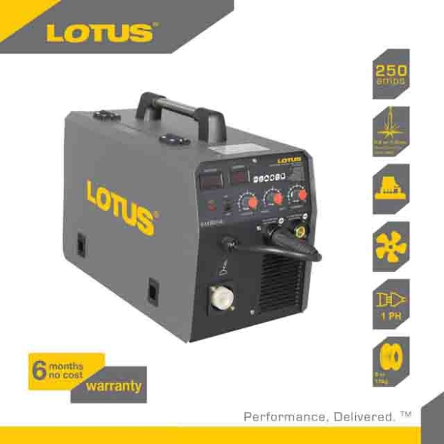 Picture of LOTUS Mig Inverter Welder 250A LT250MXT