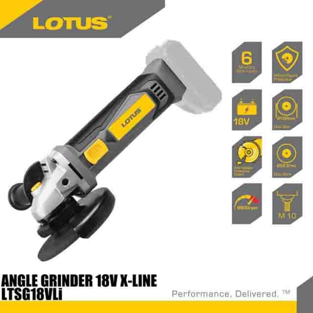 Picture of LOTUS Angle Grinder 18V X-LINE LTSG18VLi