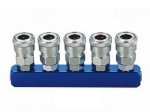 Picture of THB New Improved Steel Body - 1/4" Manifold - Straight Type - 5 Way