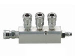 Picture of THB Quick Flow 1/2" Manifold - New Improved Steel Body - Straight Type - 3 Way