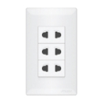 Picture of 3 Gang Universal Outlet Set, WS115