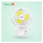 Picture of Mini Rechargeable Desk Fan with Night Light (White/Pink) , RDF-100