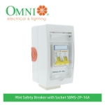 Picture of Omni Mini Safety Breaker 2 Poles (10A-32A) , SBM-2P/SBMS-2P