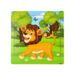 Picture of Wooden puzzle pieces children's puzzle pieces Wooden Animal Kindergarten Early Education