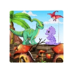 Picture of Wooden puzzle pieces children's puzzle pieces Wooden Animal Kindergarten Early Education