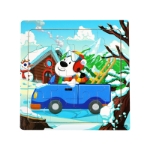 Picture of Wooden puzzle pieces children's puzzle pieces Wooden Animal Kindergarten Early Education