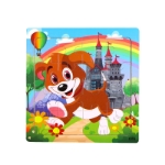 Picture of Wooden puzzle pieces children's puzzle pieces Wooden Animal Kindergarten Early Education