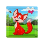 Picture of Wooden puzzle pieces children's puzzle pieces Wooden Animal Kindergarten Early Education