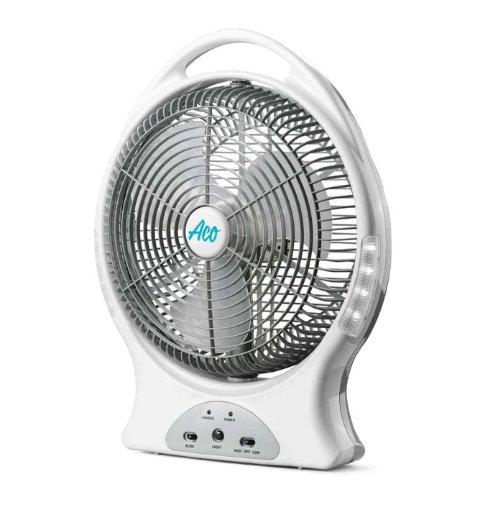 Picture of ACO RECHARGEABLE TABLE FAN 12" 23W