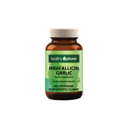 Picture of Healthy Options High Allicin Garlic 500mg 60 Tablets