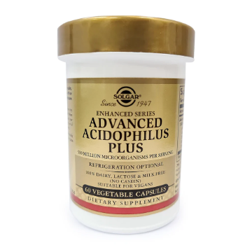 Picture of Solgar Advanced Acidophilus Plus 60 Capsules