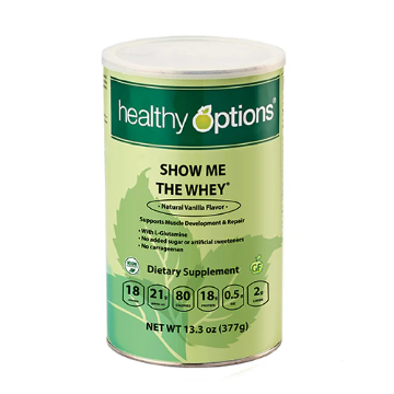 Picture of Healthy Options Show Me The Whey® Natural Vanilla Flavor 377 grams