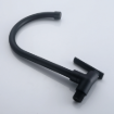 Picture of Axis Danube Wall Tap Gooseneck Matte Black, AXS01FW202B