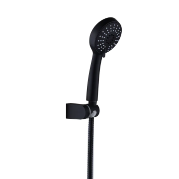Picture of Axis 3-Settting Round Hands Shower Kit Matte Black, AXS61A4011B+